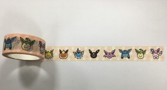 Ditto Eeveelutions washi tape