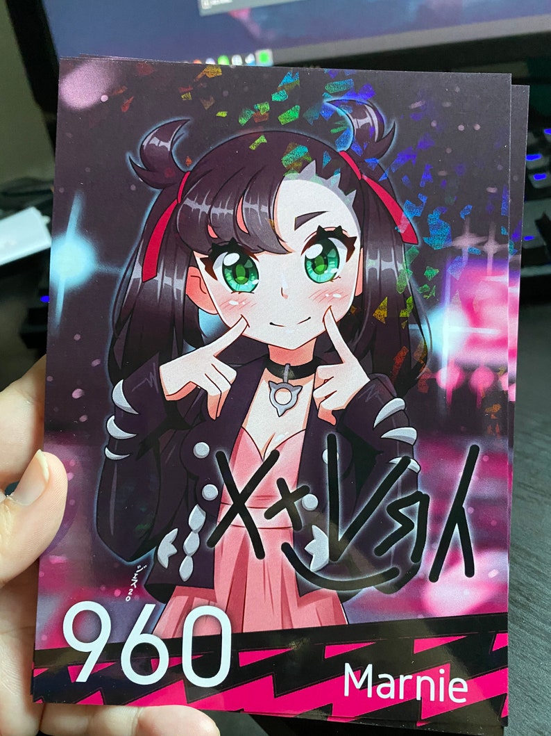 Marnie Trainer Card 5x7 Holo Print Etsy