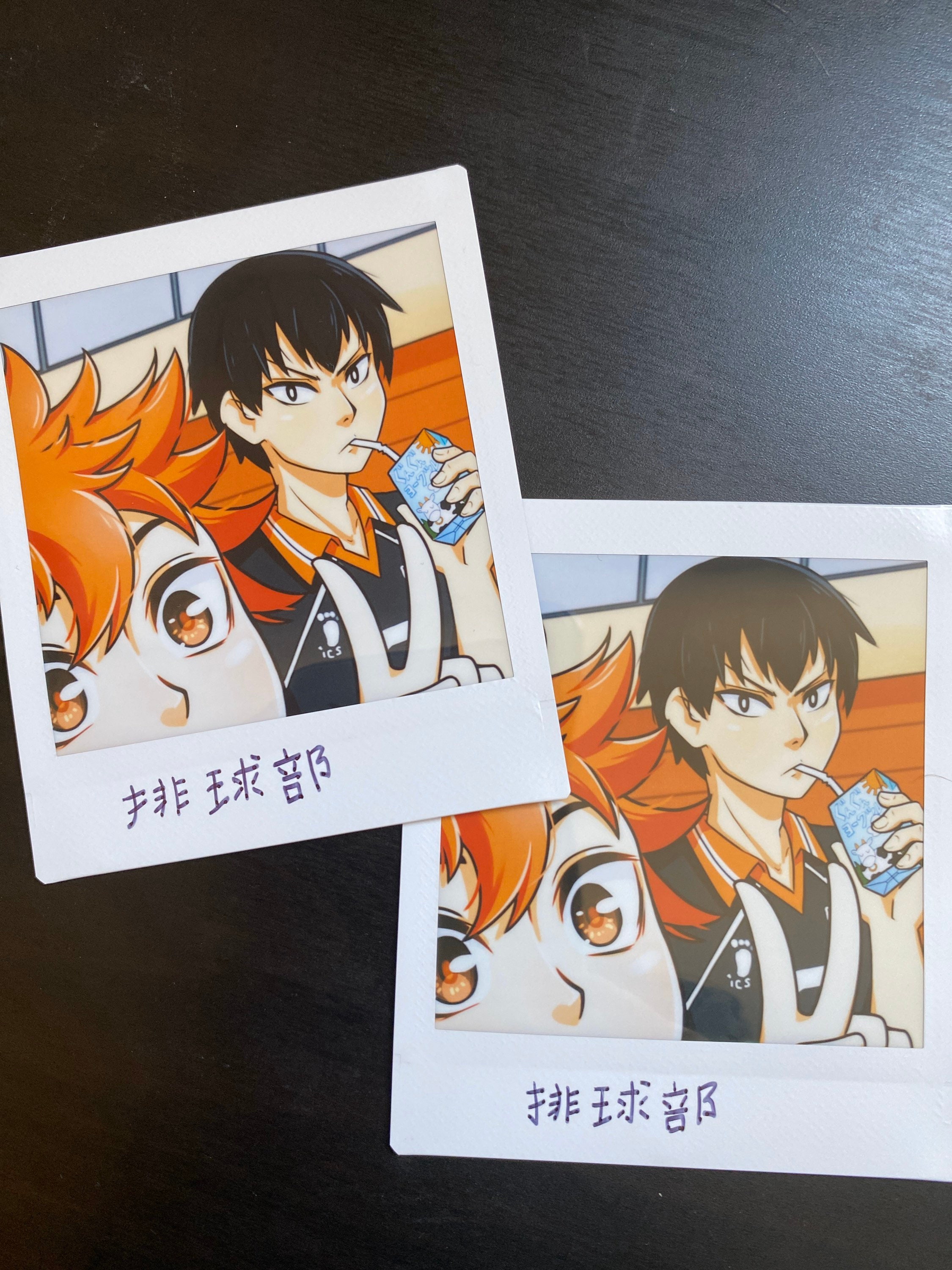 Haikyuu! Hinata and Kageyama Polaroid