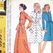 Retro 1970s Halston Shirt Dress McCall's 3593 Size 14 Bust 36 - A-line dress, back yoke, button front, maxi dress, belted, buttoned cuffs