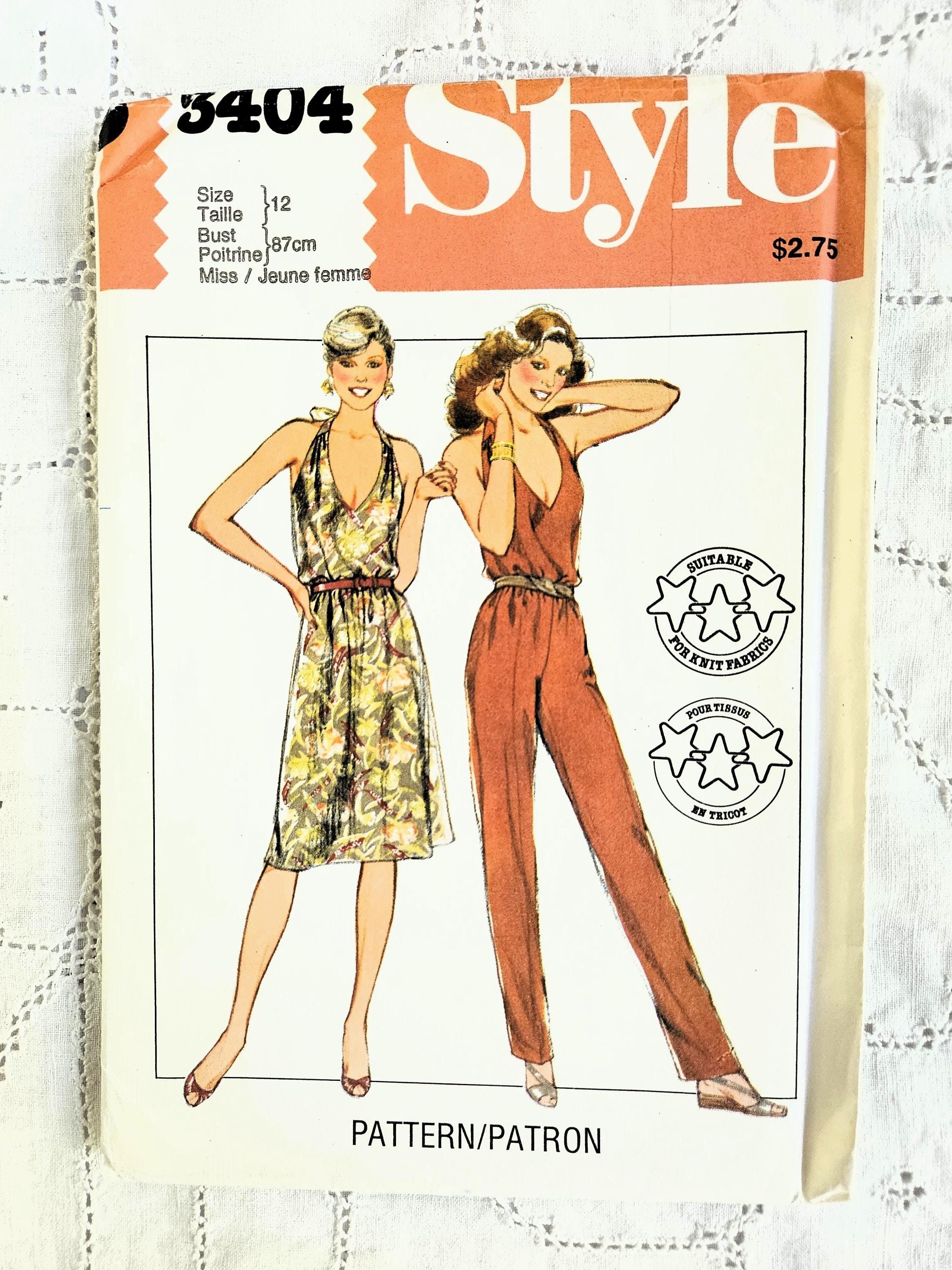 1980s Halter Dress - Etsy