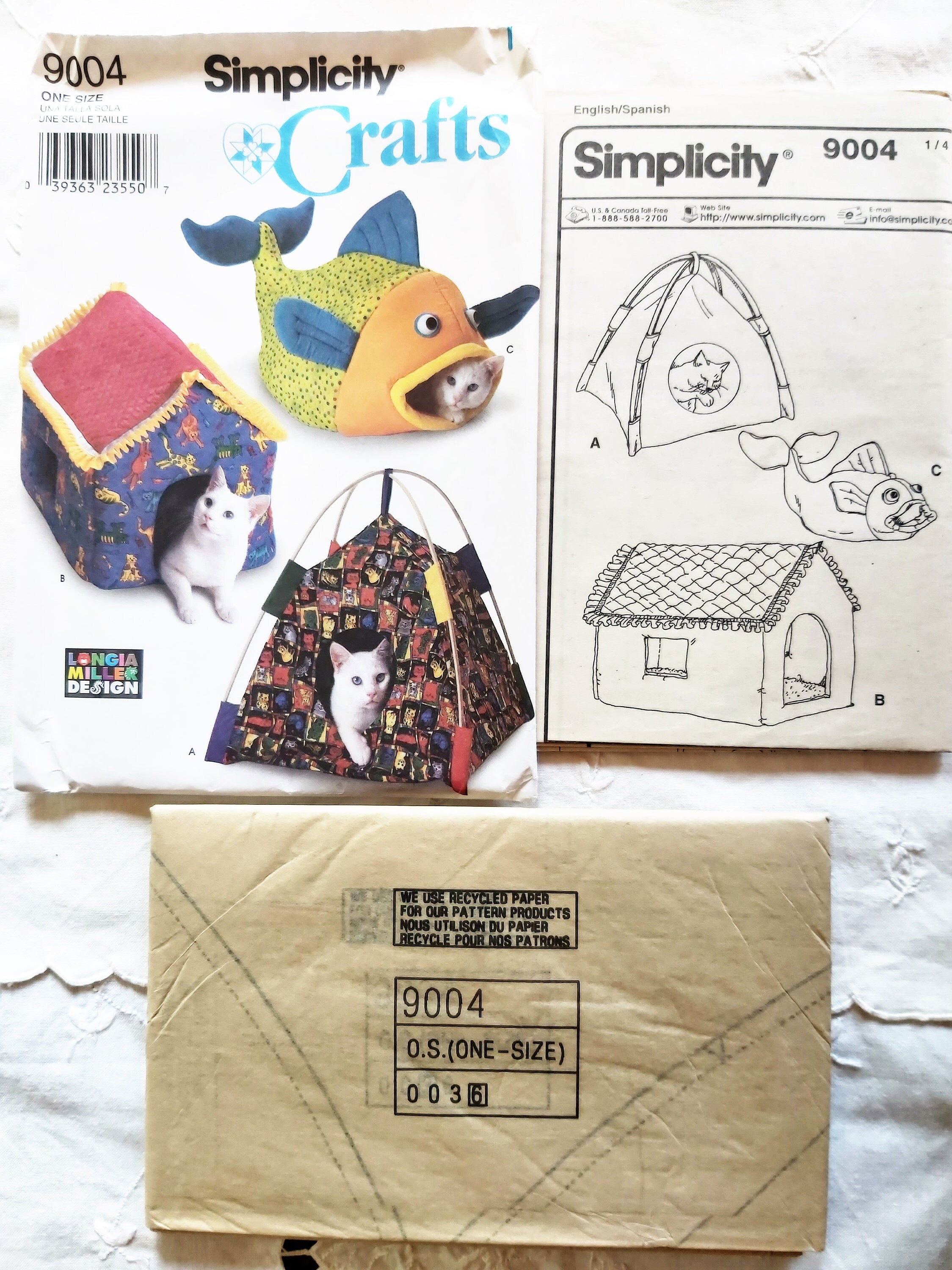 Fun Cat Beds Cat Tent Fish Shaped Bed House Shaped Bed Etsy Canada