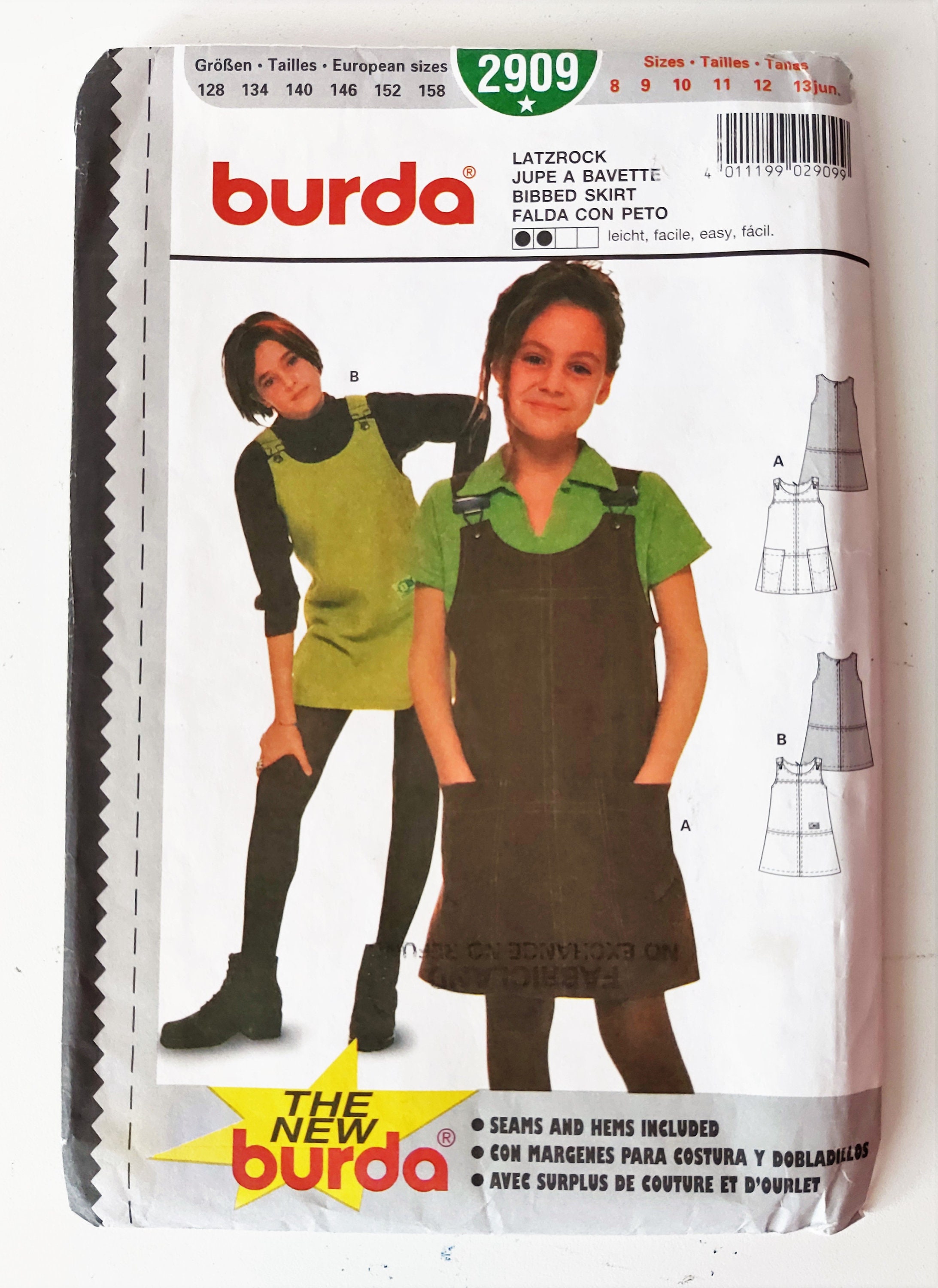 Jumper with shop skirt attached