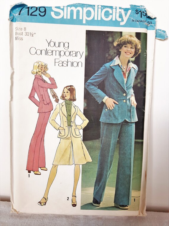 retro pantsuit