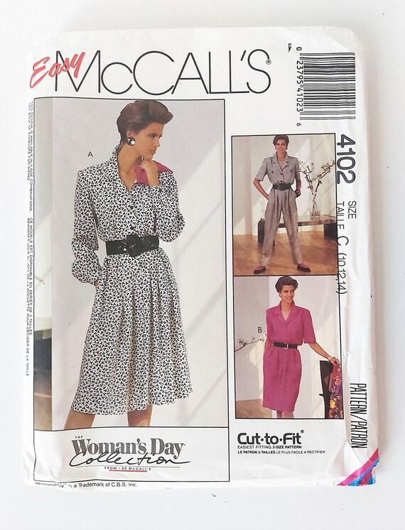 green emerald velvet dress 1980s LOVELY Straight or Flared WRAP Dress Pattern Very Easy VOGUE 870 – A  Vintage shop main image 0