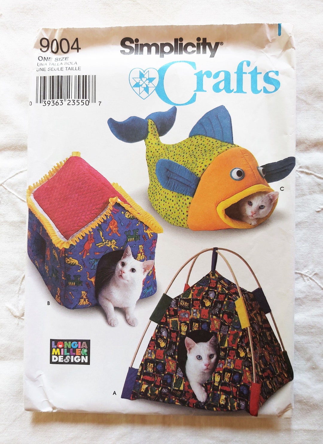 Fun Cat Beds Cat Tent Fish Shaped Bed House Shaped Bed Etsy Canada