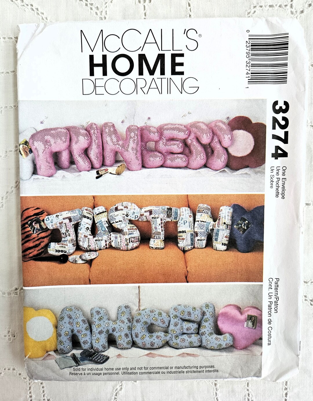 Novelty Shaped Pillows, Stuffed Alphabet Letters, Star, Heart and