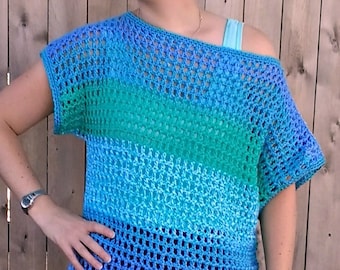 Off-the-Shoulder Crochet Top - PATTERN ONLY!