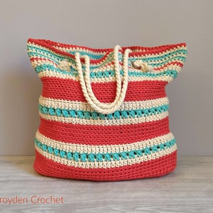 The Asbury Tote CROCHET PATTERN ONLY image 3