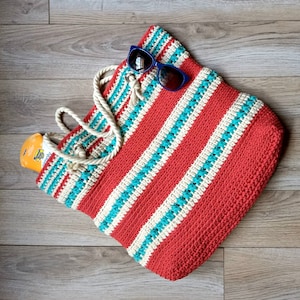 The Asbury Tote CROCHET PATTERN ONLY image 1