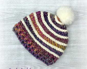 Spectrum Beanie - Crochet Pattern Only!