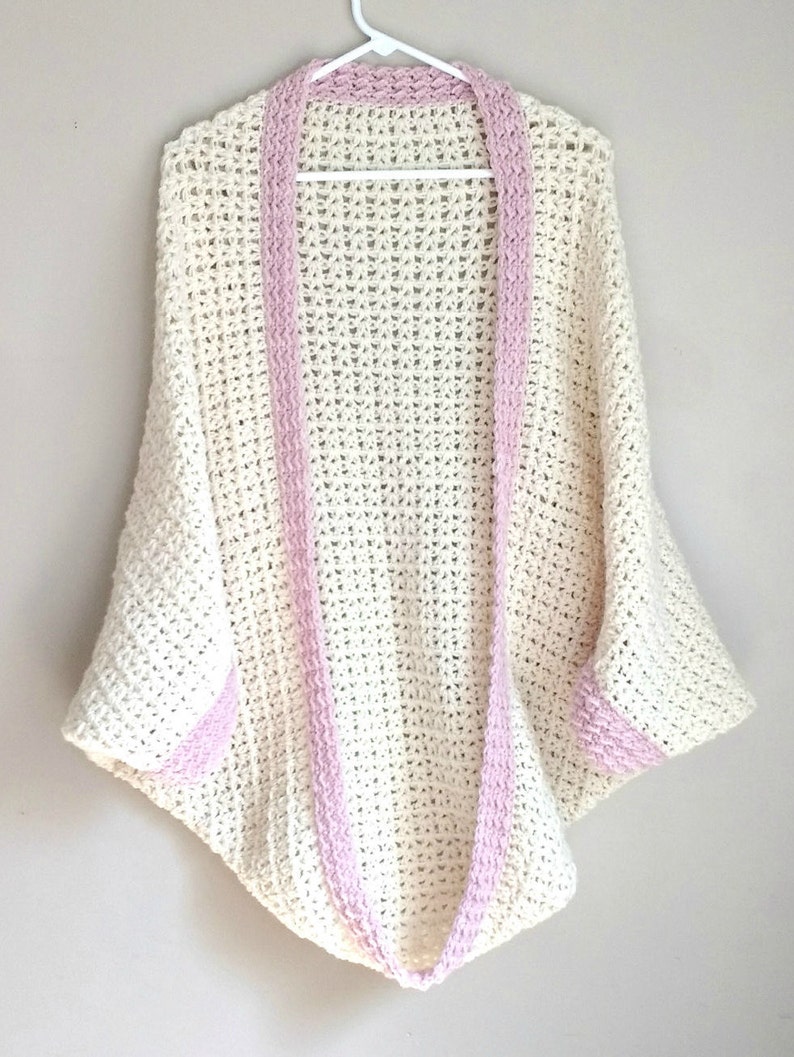 Cozy Cocoon Cardigan CROCHET PATTERN ONLY Etsy