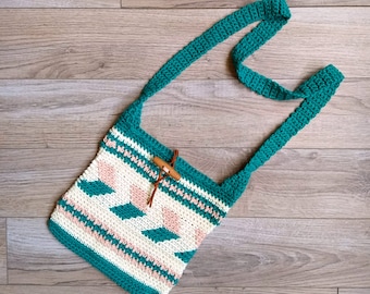 Maya Crossbody Crochet Bag - Pattern Only!