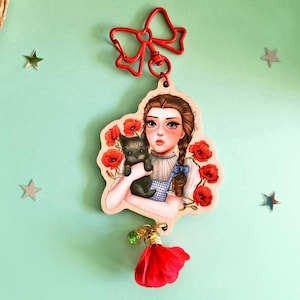 Portachiavi di Dorothy da Il Mago di Oz: portachiavi in legno