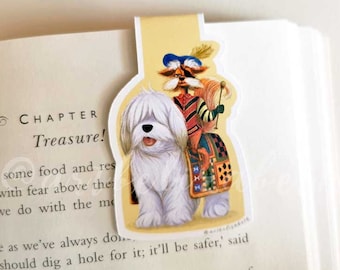 Sir Didymus Magnetic Bookmark: Labyrinth Inspired, Double-Sided