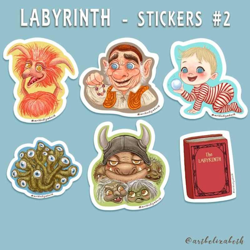 Labyrith Sticker Labyrinth Movie - Etsy UK