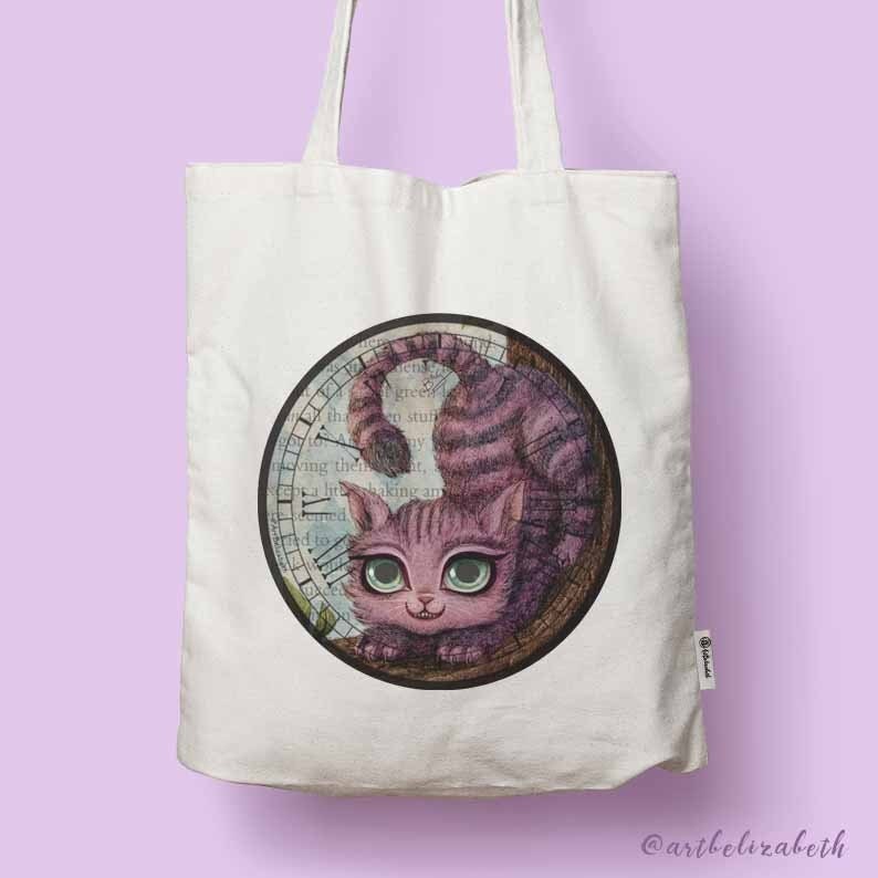 Cheshire cat tote bag new arrivals