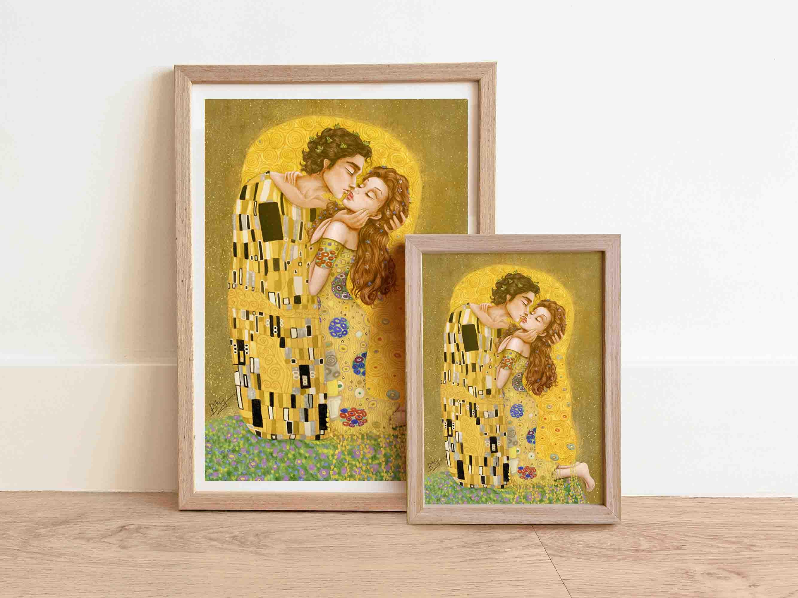 接吻 絵画 Amazon.co.jp: グスタフ・クリムト［世界の名画コレクション