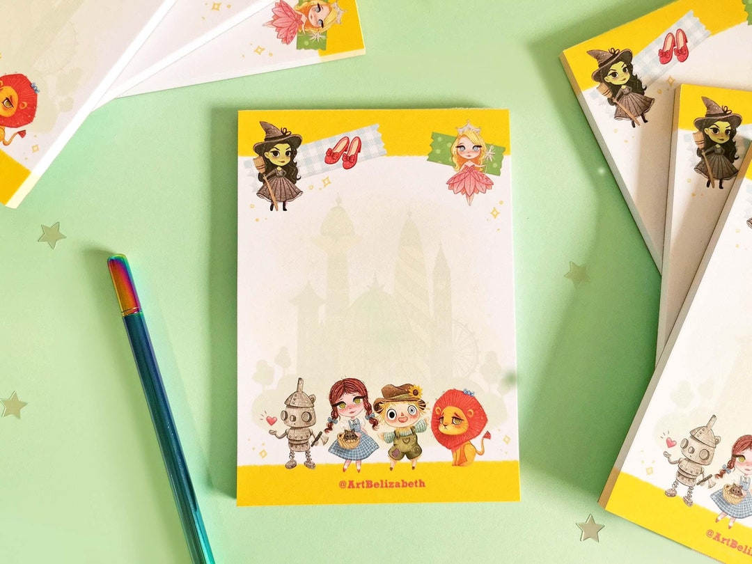 Wizard Note Pad Wizard of Oz Notepad - Wicked Tear-off Sheets, Eco-friendly Gift for ...