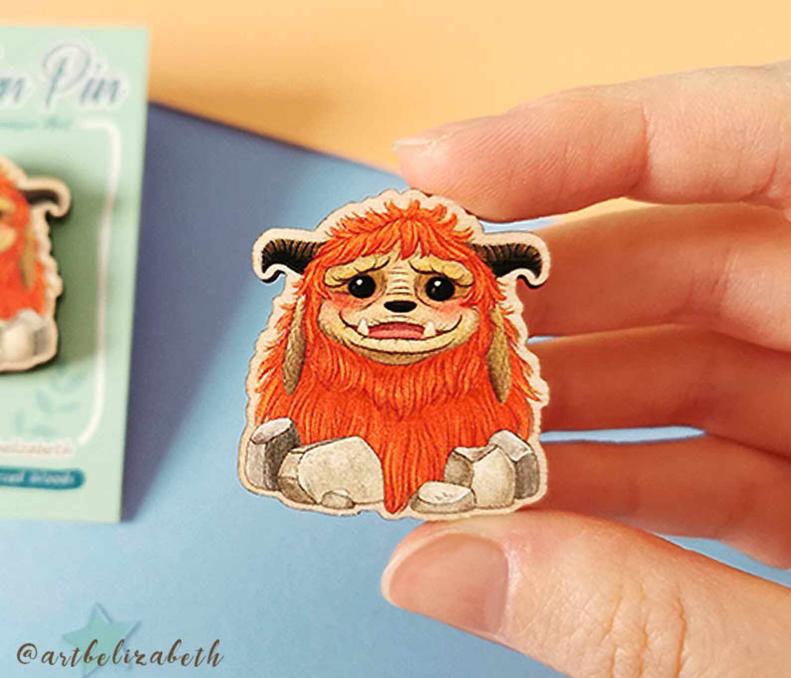 Ludo Wooden Pin – Labyrinth Fantasy Pin, Eco-friendly - Etsy