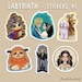 Labyrinth Stickers #1 
