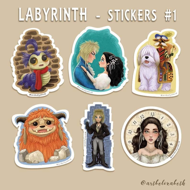 Labyrinth Stickers #1 
