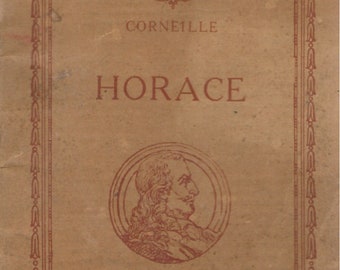 Les Classiques Pour Tous Corneille Horace (Librairie Hatier)  (Softcover) No. 16  (1929)