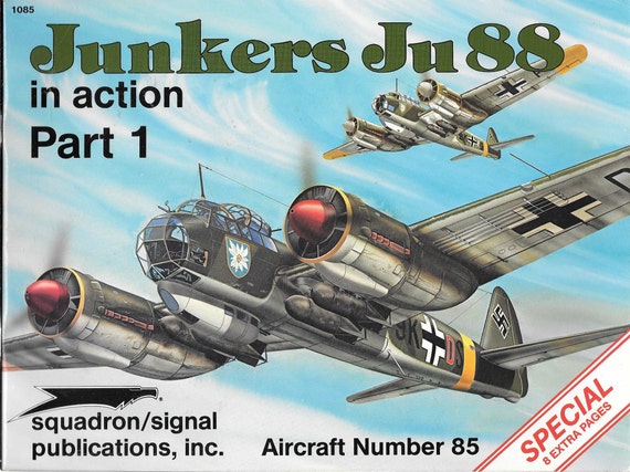 Junkers Ju88 in Action Part 1 Squadron Signal Aircraft NO. 85 - Etsy