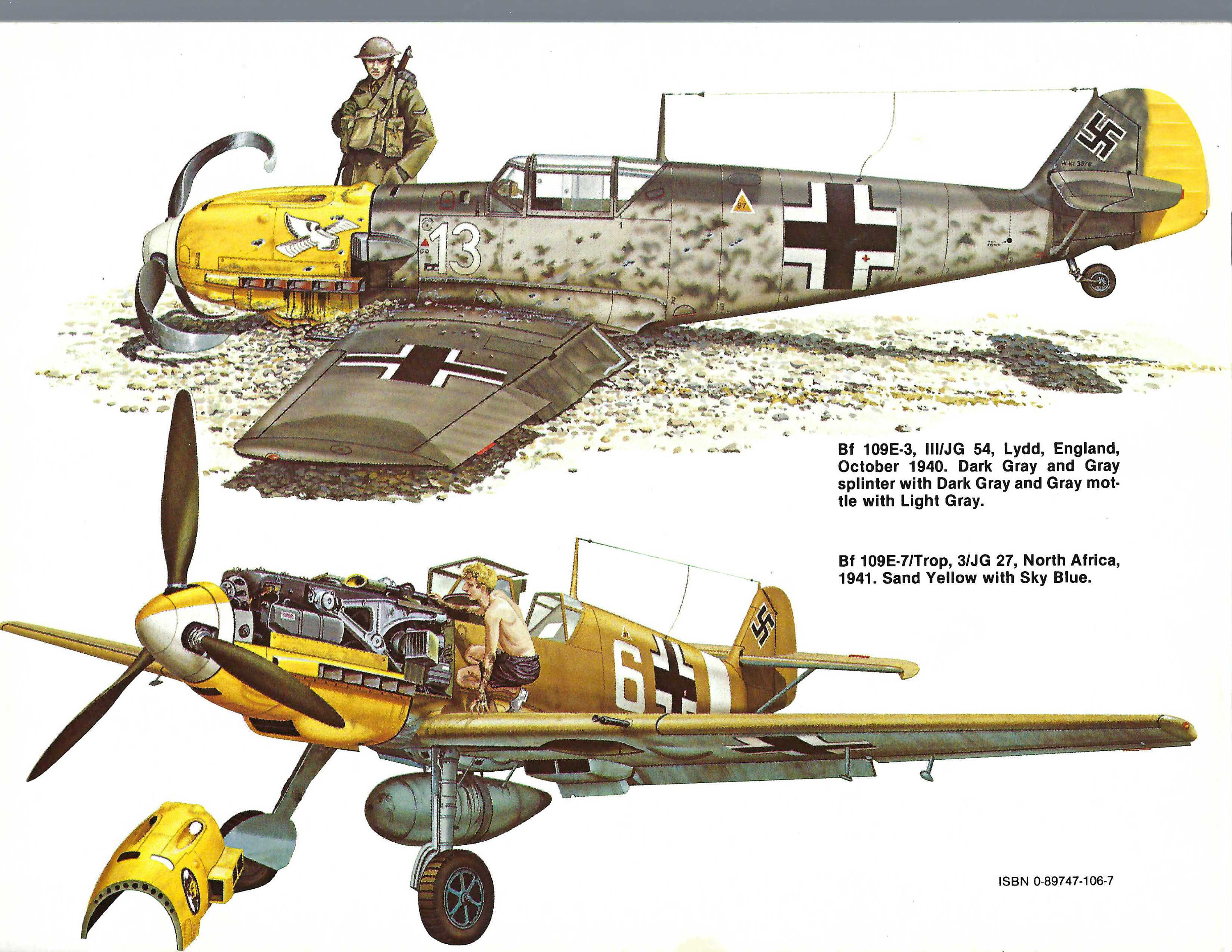 Durafly Messerschmitt Bf.109E-4 Battle of Britain 1100mm