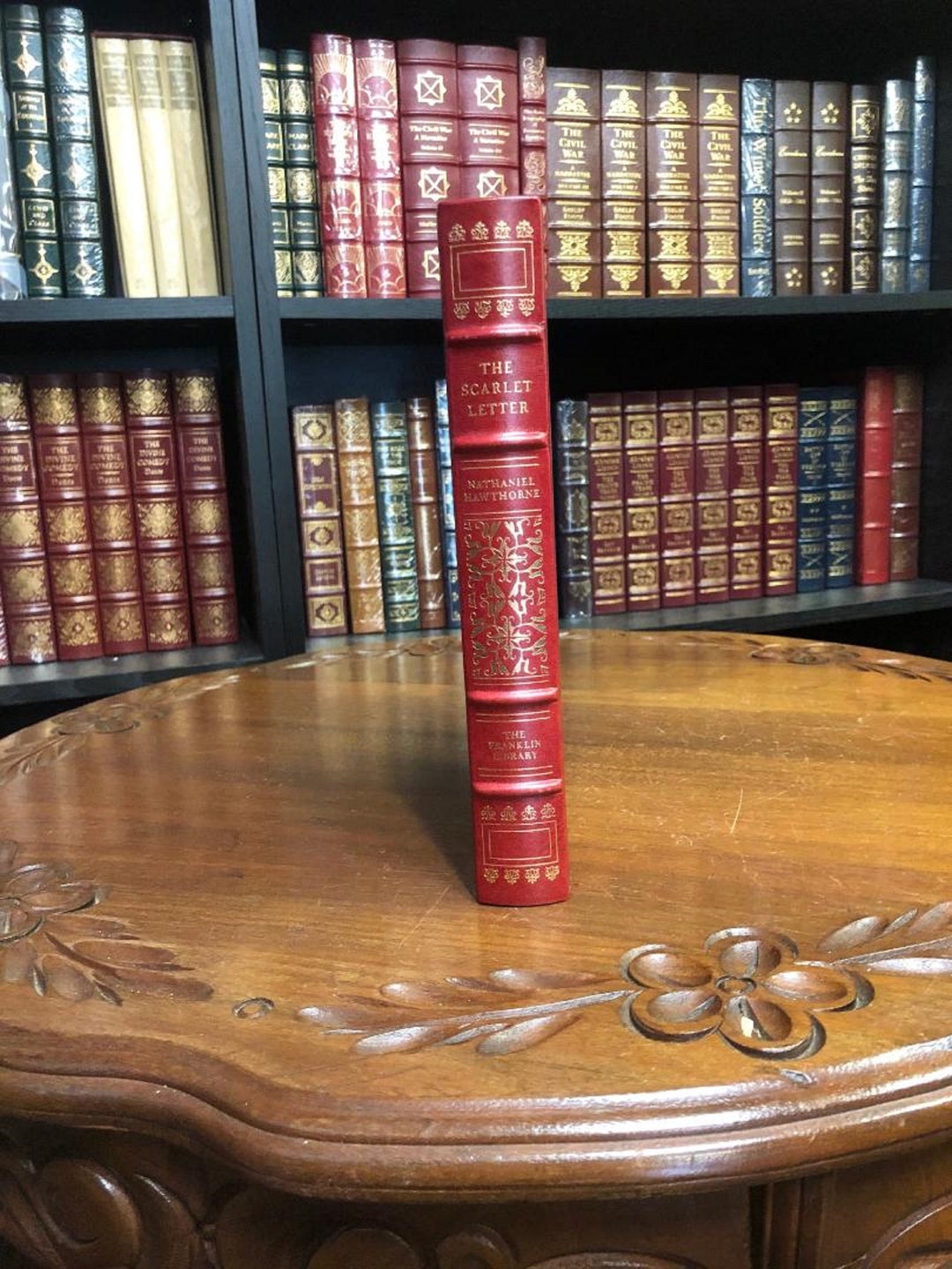 The Scarlet Letter by Nathaniel Hawthorne Franklin Library (leather ...