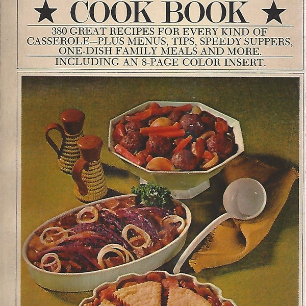 Better Homes and Gardens:  Casserole Cook Book (Softcover)  1973