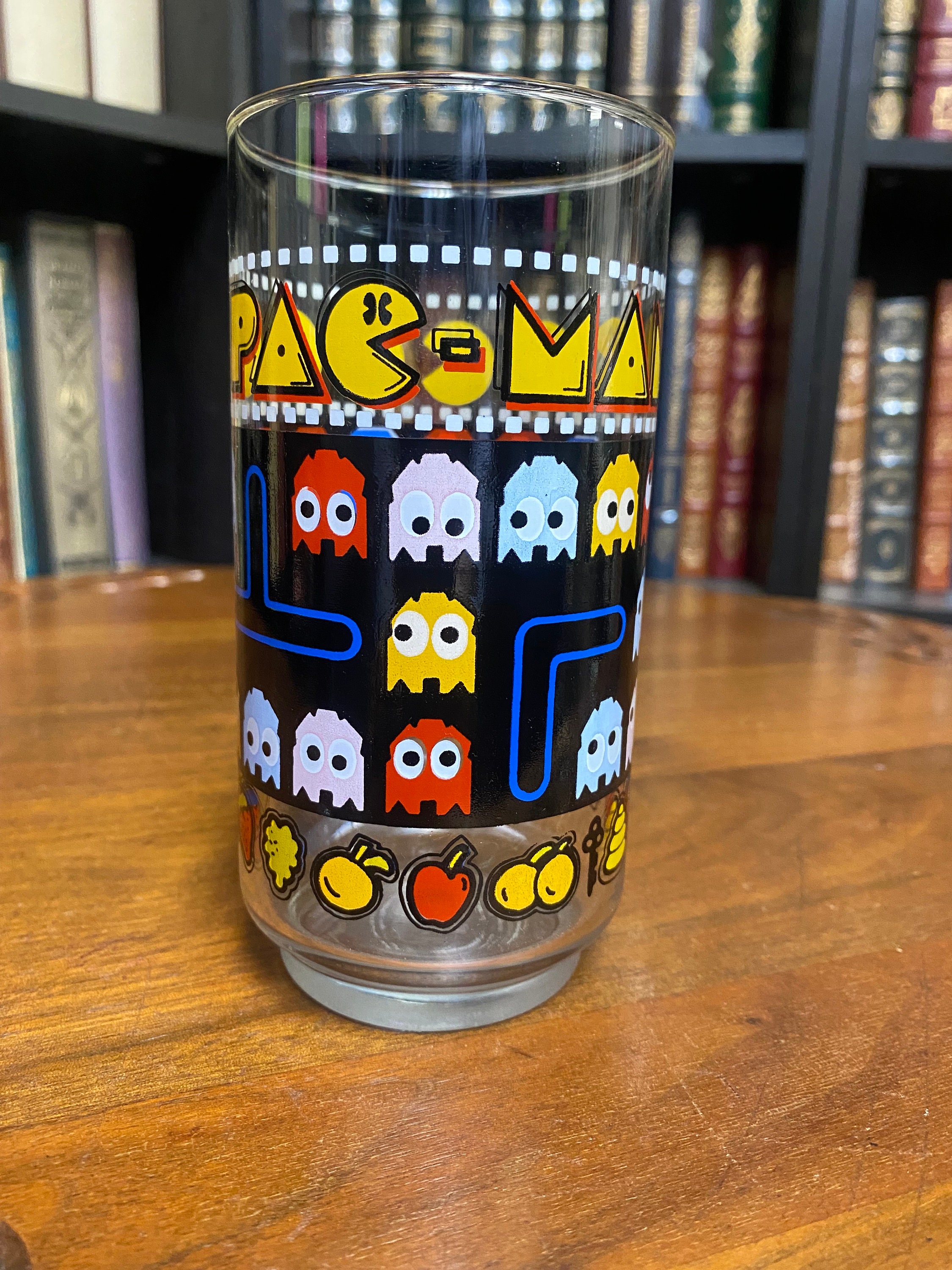 Vintage Pac-man Drinking Glass (bally Midway 1980) - Etsy display picture 1