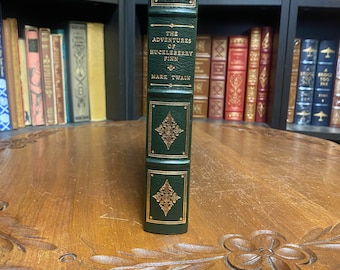 The Adventures of Huckleberry Finn by Mark Twain --Franklin Library (1979)