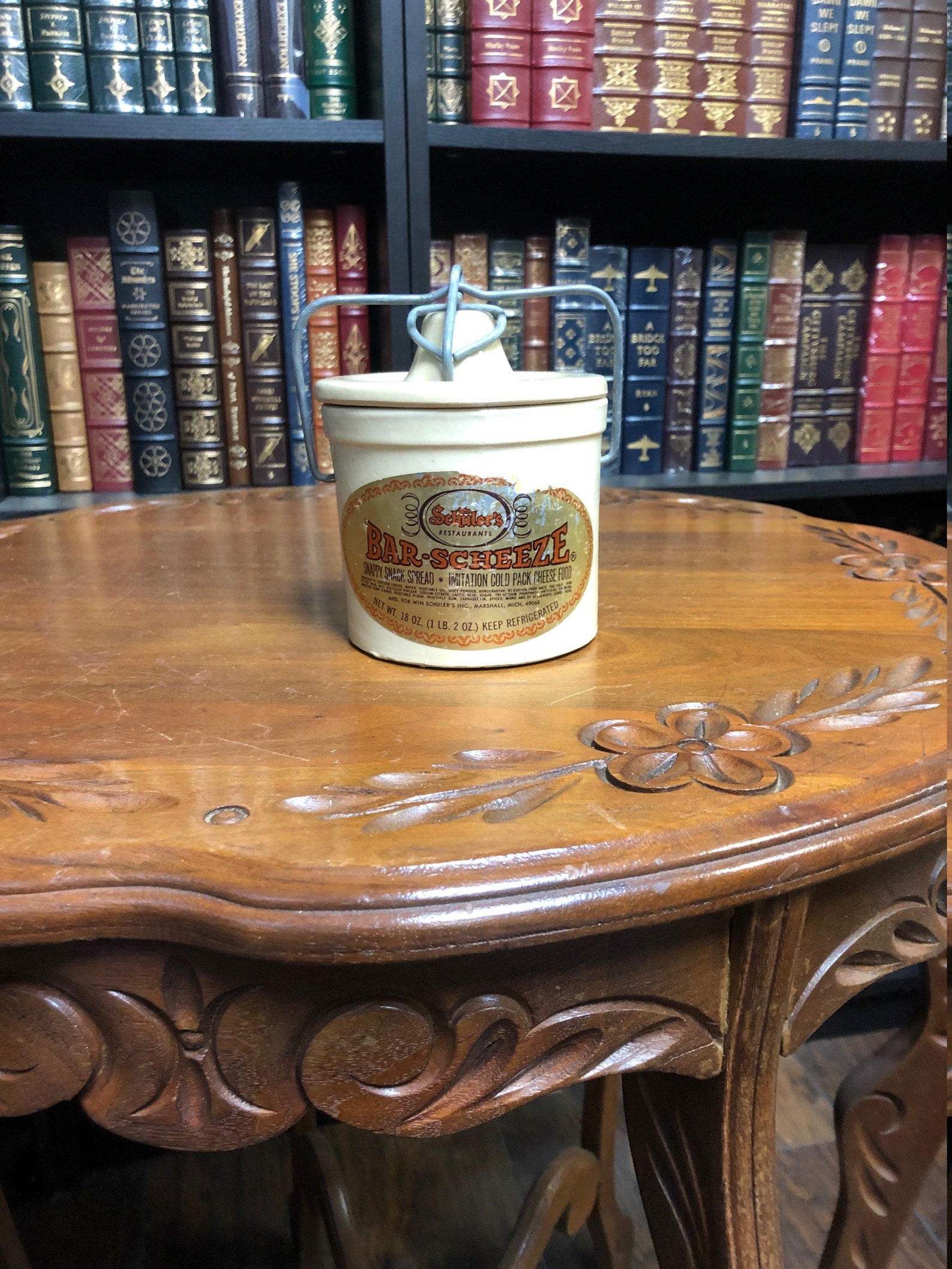 Win Schuler's Barscheeze Cheese Crock Etsy