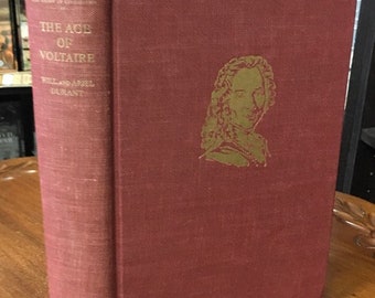 The Story of Civilization (Volume 9) The Age of Voltaire -- By William Durant-1st  Printing (1965)