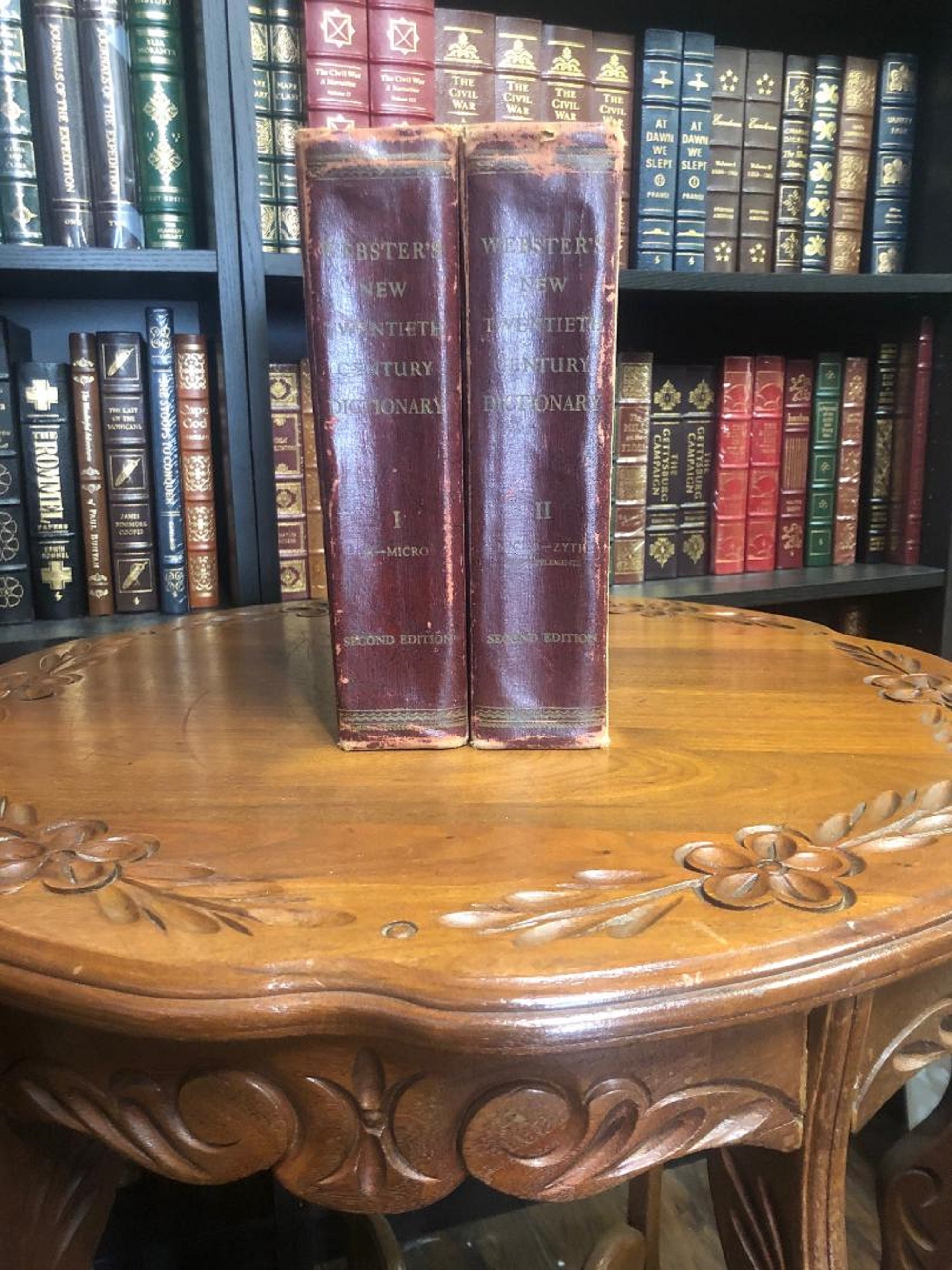 Webster's New Twentieth Century Dictionary 2 Volume Set Second
