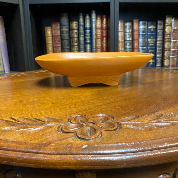 Orange Mccoy Planter Etsy