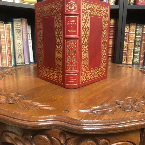 John Donne Poems~Franklin Library (Leather Bound)