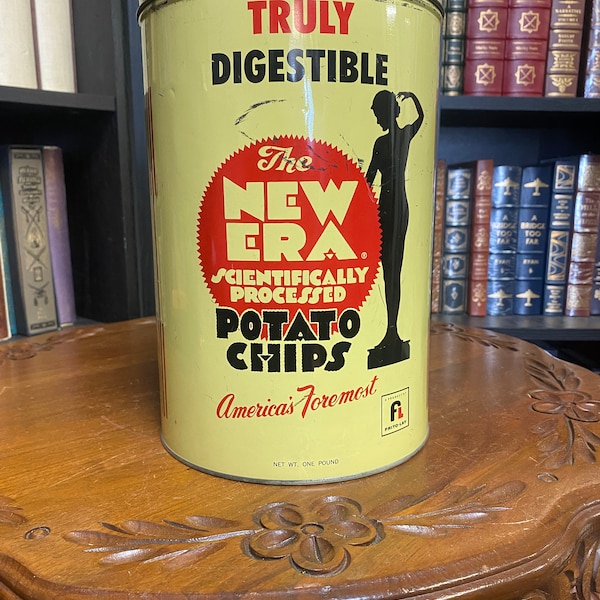 The New Era Potato Chips Tin 1Lb (FRITO-LAY) Dallas, Texas