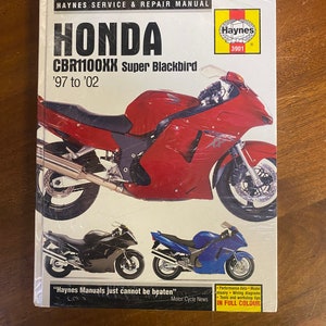 Honda CBR1100XX Super Blackbird 97 to 02 (Haynes Service & Repair Manual) Hardcover