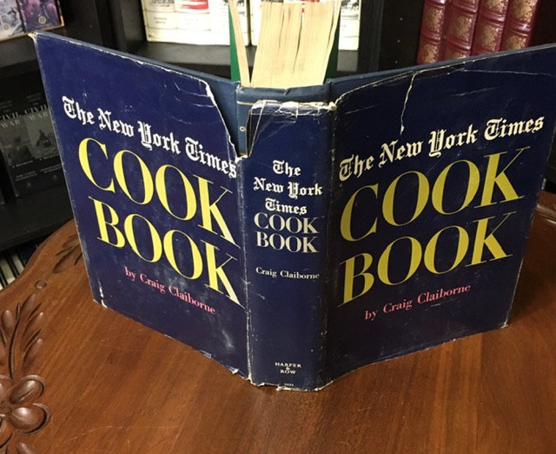The New York Times Cook Book by Craig Claiborne hardcover Etsy UK