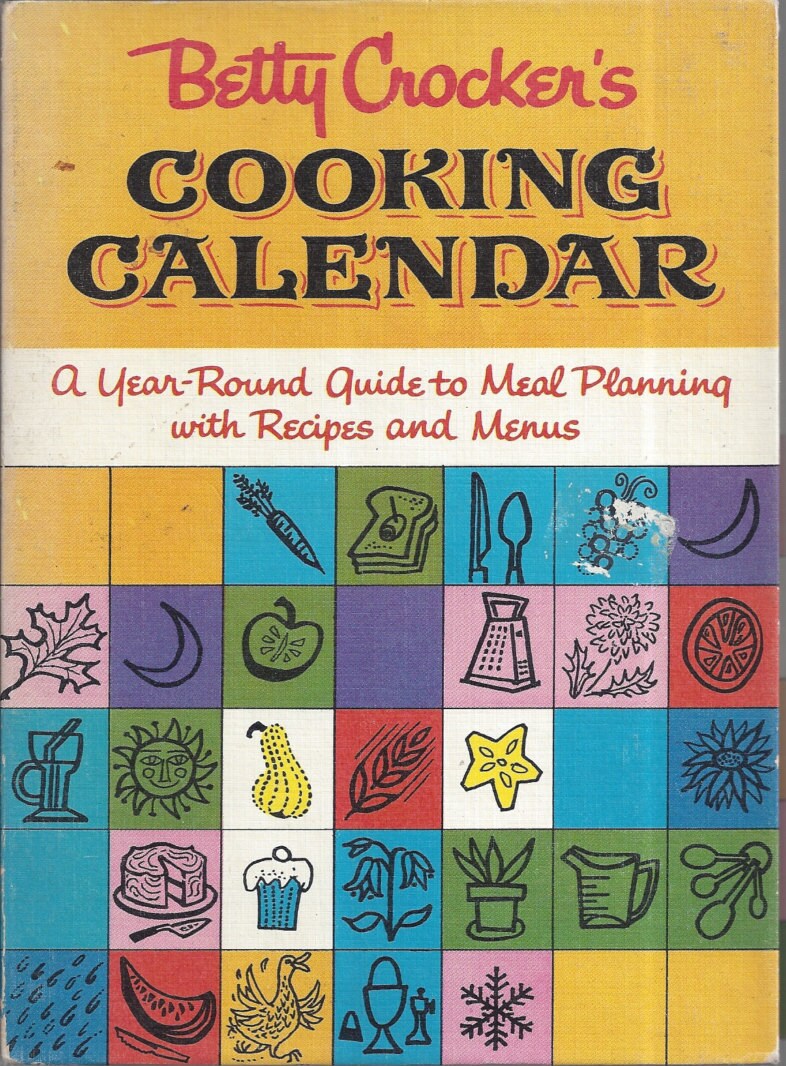 Betty Crocker Calendar 2022 Betty Crocker's Cooking Calendar 1962 1St Edition/Printing | Etsy