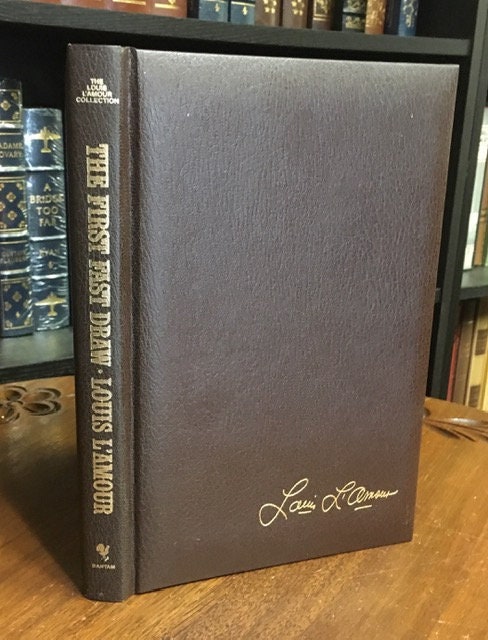 Louis L'amour The First Fast Draw Leatherette Hardbound 1st Edition 1981 FS  for sale online
