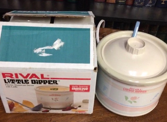 Rival Crock-Pot Little Dipper Stoneware Mini Slow Cooker 32041 Cherry Dip  Pot - Cookers & Steamers, Facebook Marketplace