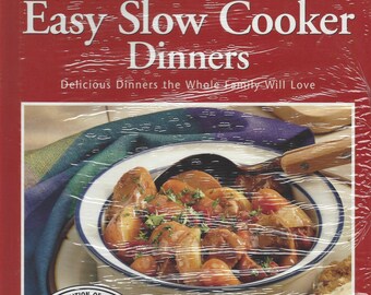 Betty Crocker's Easy Slow Cooker Dinners (Hardcover) SEALED MINT