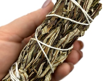 Yerba Santa Sage Smudge Stick - Burned for protection, healing, to honor ancestors, and enhance psychic abilities