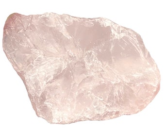 Rose Quartz Raw Stone x1 - Heart Chakra Healing Crystal - Perfect for love and self love