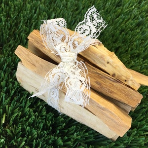 10 Palo Santo Wood Sticks Perfect for smudging, protection, & removing negativity image 1