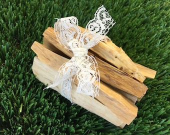 10 Palo Santo Wood Sticks - Perfect for smudging, protection, & removing negativity