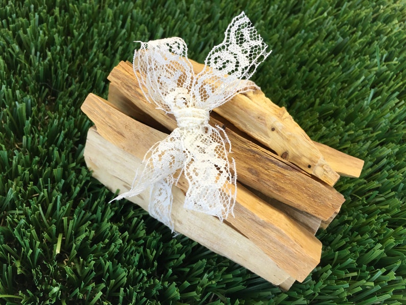 10 Palo Santo Wood Sticks Perfect for smudging, protection, & removing negativity image 1